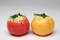 Hand Painted Ceramic Tomato Salt & Pepper Shakers, Home Décor, Gift for Her, Gift for Mom, Kitchen Décor, Farmhouse Décor